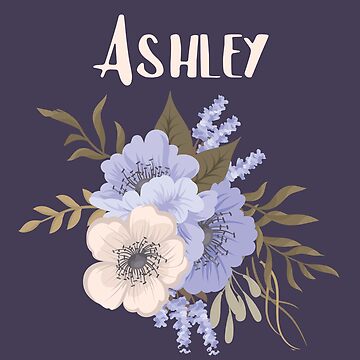 Ashley Pink Blue Flower Name 