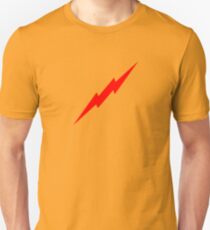 Camiseta unisex Red Lightning Bolt