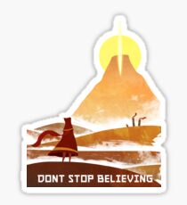 Journey On and On Sticker