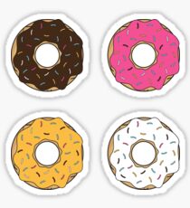 Tasty Donuts Pattern Sticker