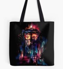 tardis dr who paint Tote Bag