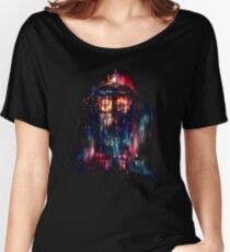 tardis dr who paint Women's Relaxed Fit T-Shirt