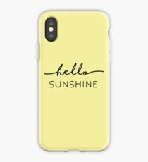 Hallo Sonnenschein in Gelb iPhone-Hülle & Cover