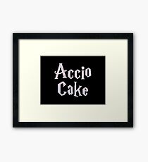 Accio Cake Framed Print