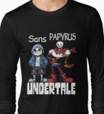 Sans and Papyrus Long Sleeve T-Shirt