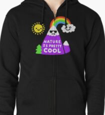 Nature Is Pretty Cool Zipped Hoodie