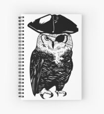 Owl Be A Pirate Spiral Notebook