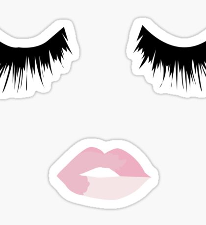 makeup stickers redbubble