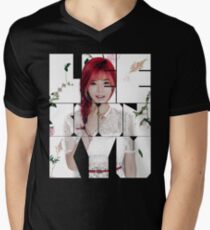 Girls' Generation (SNSD) Sunny Flower Typography Men's V-Neck T-Shirt