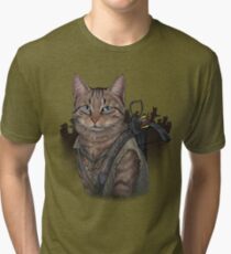 Daryl Dixon Cat Tri-blend T-Shirt