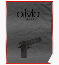Fringe minimalist poster, Olivia Dunham (alternate universe) Poster