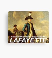 America's favorite fighting Frenchman — Lafayette! Canvas Print