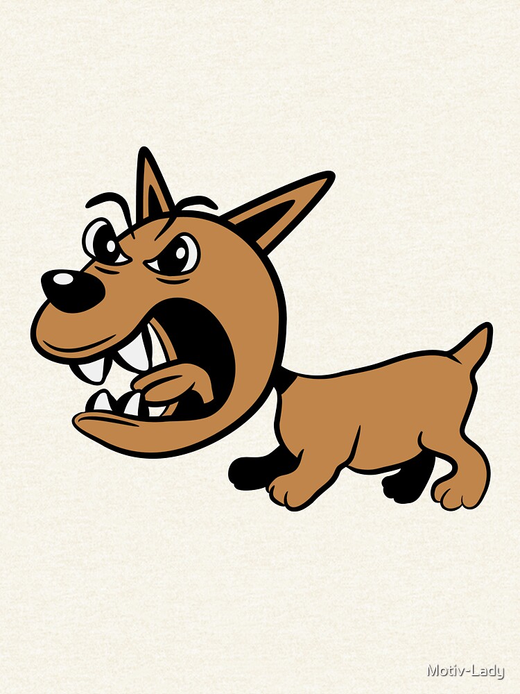 Angry Cartoon Dog Barking