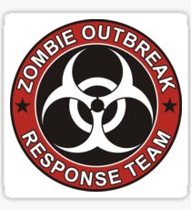 ZOMBIE RESPONSE TEAM 3 color Sticker