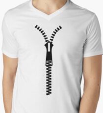 zip Men's V-Neck T-Shirt