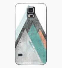 Aqua and Coral Mountains Case/Skin for Samsung Galaxy