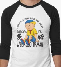 Weeaboo Trash Men's Baseball ¾ T-Shirt