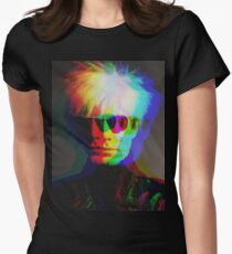 Pop-Art-Porträt Tailliertes T-Shirt für Frauen