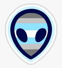 Demiboy Alien Sticker