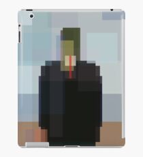 Magritte: Son of Man (computer-generated abstract version) iPad Case/Skin
