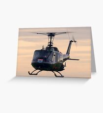 Huey Helicopter Greeting Card