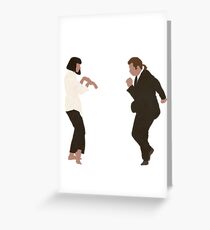 Pulp Fiction dance Greeting Card