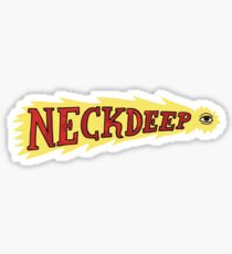Neck Deep Flaming Eye Sticker