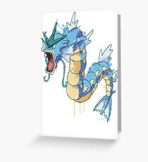 Gyarados Greeting Card