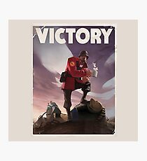 TF2 - Victory Poster/shirt Photographic Print