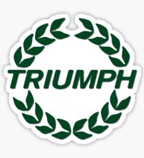 Triumph Wreath Sticker