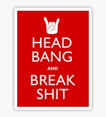 Head Bang Sticker