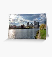 Downtown Providence, RI Greeting Card