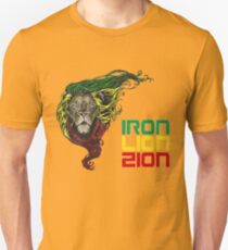Reggae Rasta Iron, Lion, Zion 3 Unisex T-Shirt