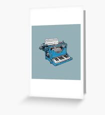 The Composition - O. Greeting Card