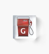 Gas pump Acrylic Block