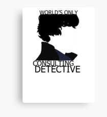 World's Only Consulting Detective (outside edition) Canvas Print