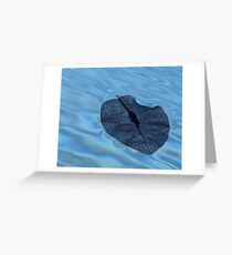 Floating frailty Greeting Card