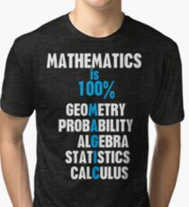 Mathematics Tri-blend T-Shirt