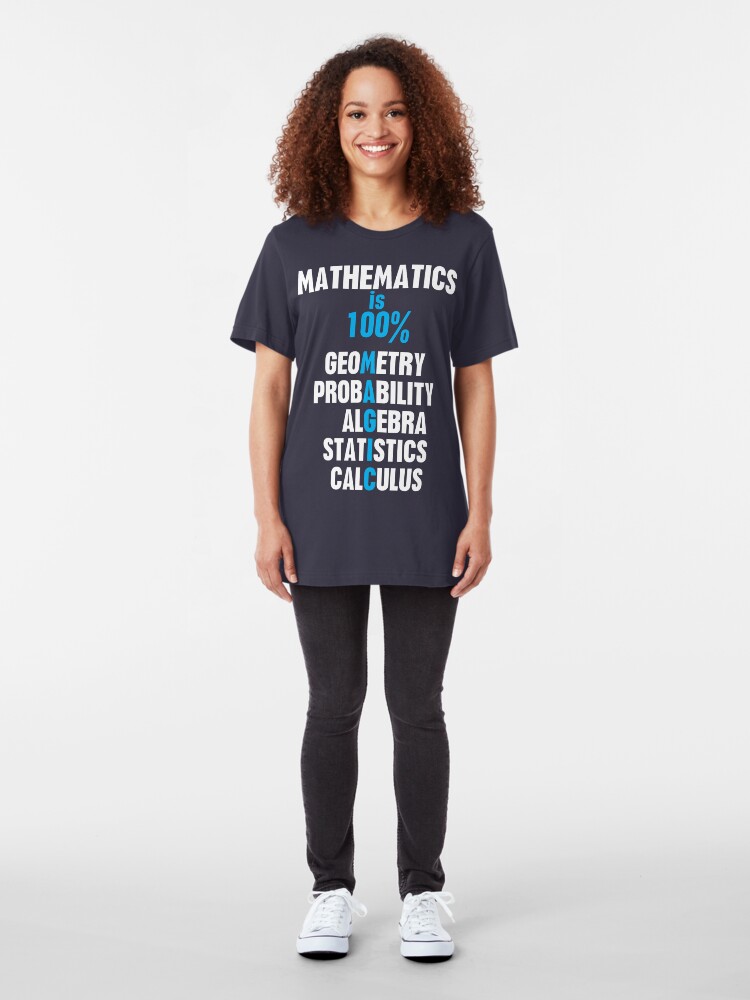 Alternate view of Mathematics Slim Fit T-Shirt