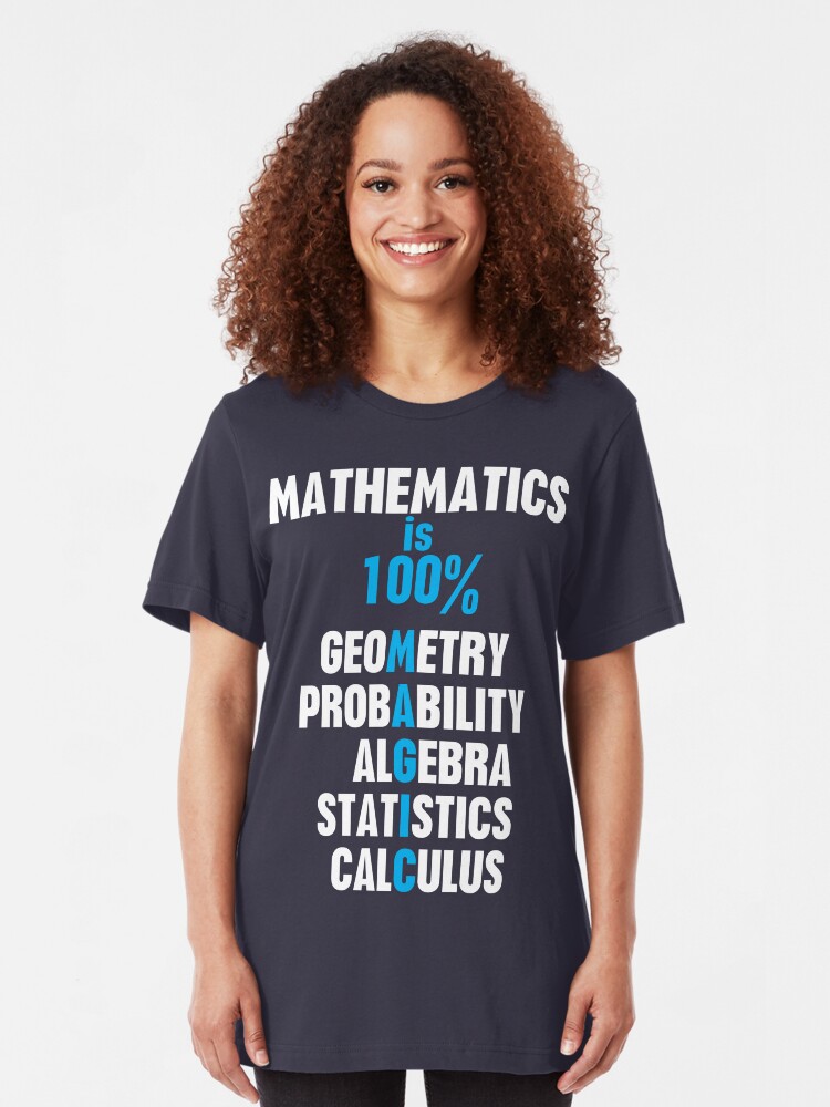 Alternate view of Mathematics Slim Fit T-Shirt