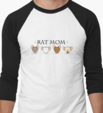 Rat Mom Baseball ¾ Sleeve T-Shirt