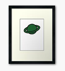 Captain Saturn Framed Print