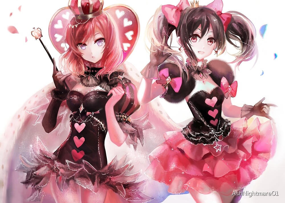 love live  maki nico anime "ashnightmare01  redbubble