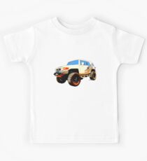 Toyota FJ Cruiser 4x4 Cartoon Panel from VivaChas Kids Tee