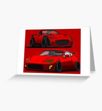 The red duo Greeting Card