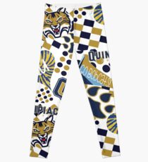 Quinnipiac University Collage Leggings