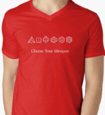 Choose Your Weapon Men's V-Neck T-Shirt