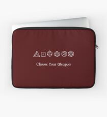 Choose Your Weapon Laptop Sleeve