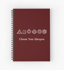 Cuaderno de espiral Elije tu arma