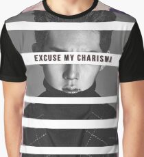 Camiseta gráfica EXCUSA MI CARISMA